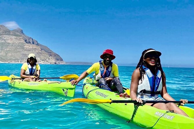 Guided Kayaking in Hout Bay - Chapman’s Peak from the water