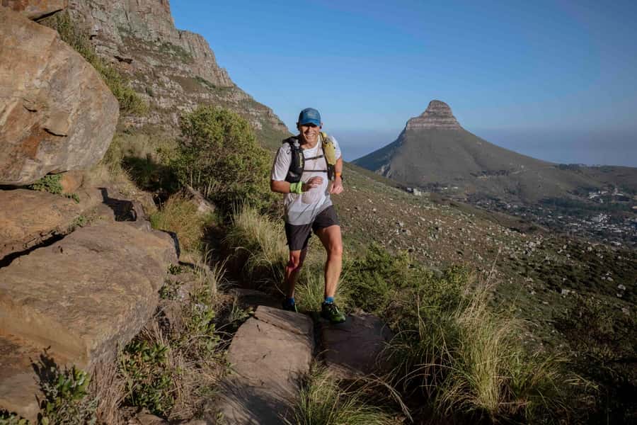 Guided Sunrise Adventure Trail Run Table Mountain, Cape Town - The first 3 kilometers, from gentle climbing to running water