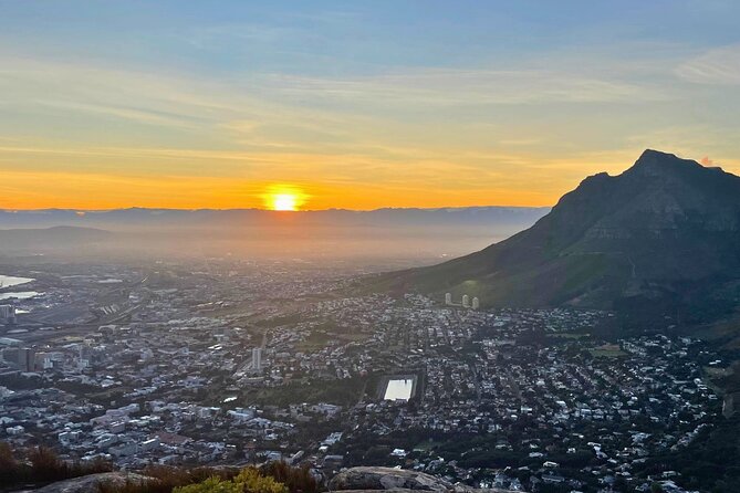 Guided Sunset/Sunrise Hike on Lions Head,Cape Town (Hotel Pickup) - The first part of the trail and the changing views