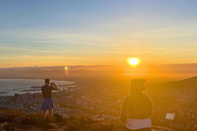 Guided Sunset/Sunrise Hike on Lions Head,Cape Town (Hotel Pickup) - Reaching the high point for sunrise