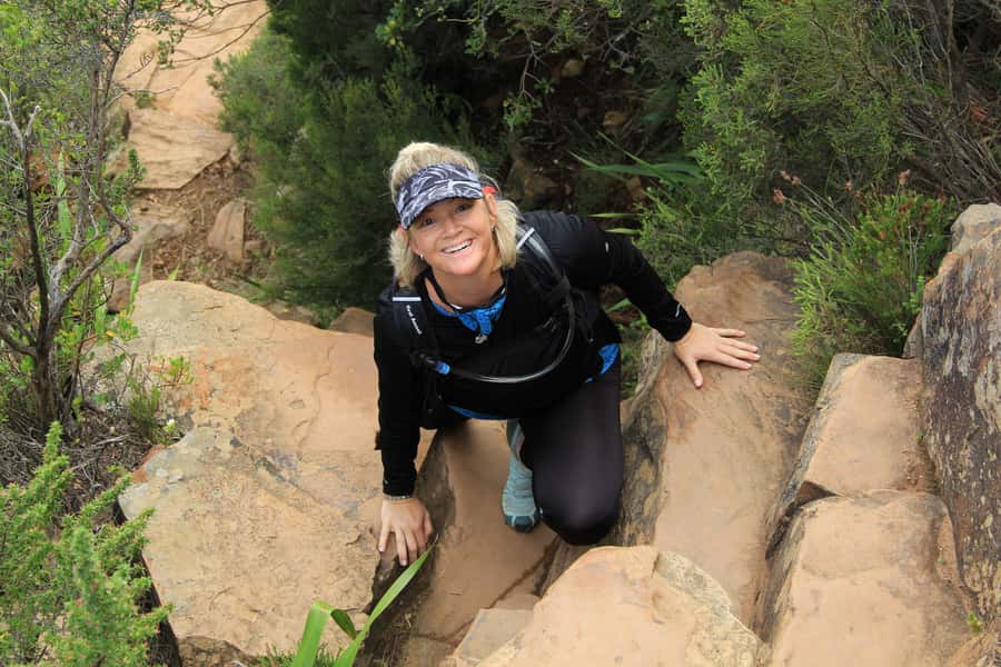 Guided Table Mountain Hike – Kasteelspoort Scenic Route - The famous rock photo stop