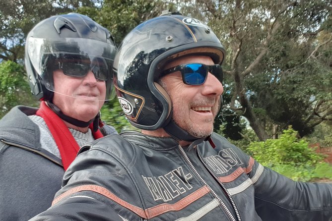 Harley Davidson Coastal Scenic Rides (Chauffeured) - Riding pillion with George, Chris, Jules, or Julie