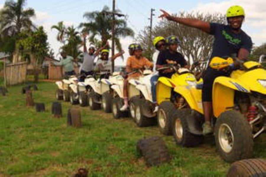 Hazyview: Guided Macadamia Plantation and Forest Quad Safari - The first minutes: safety briefing and quad-bike training