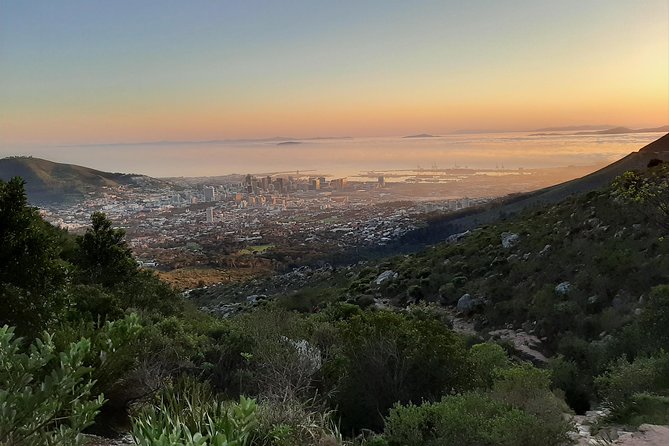 Hiking Table Mountain sunrise via Platteklip Gorge Morning Hike - The Narrow Rock Walls Near the Top