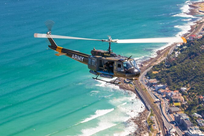 Huey Army Helicopter Adventure Flight in Cape Town - Meeting at the V&A Waterfront at 3 p.m.