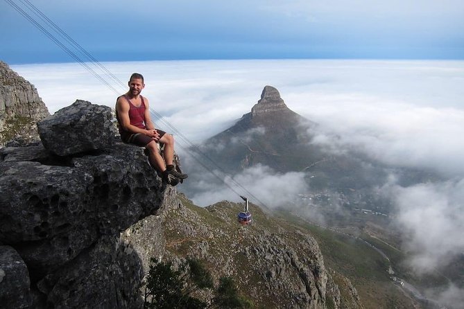 India Venster: sensational half-day route up Table Mountain - The route: steep rock, ledges, and changing views
