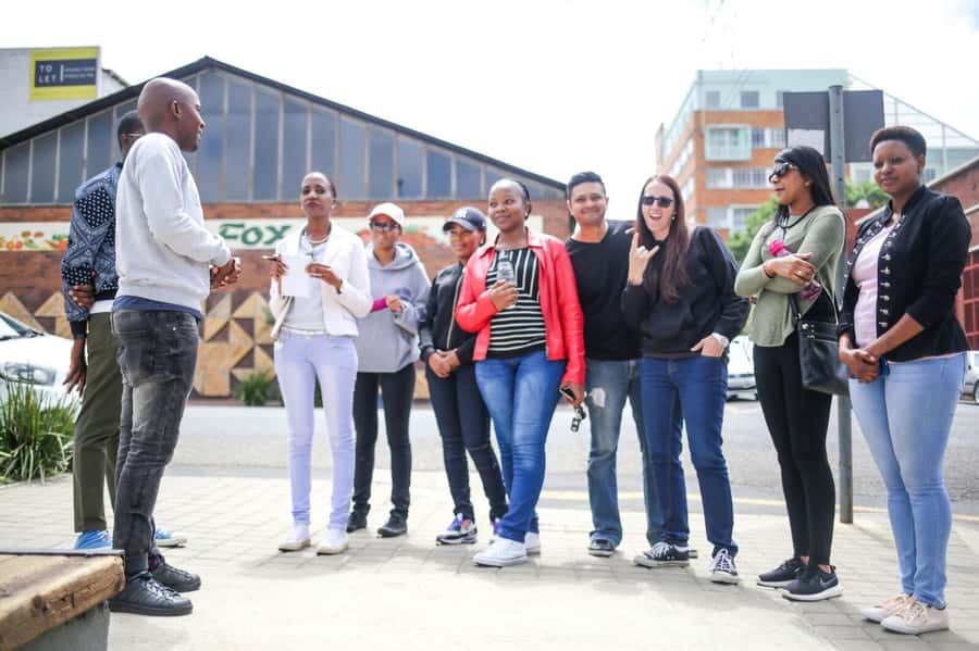 Johannesburg: City of Gold Walking Tour - Starting with coffee in Maboneng