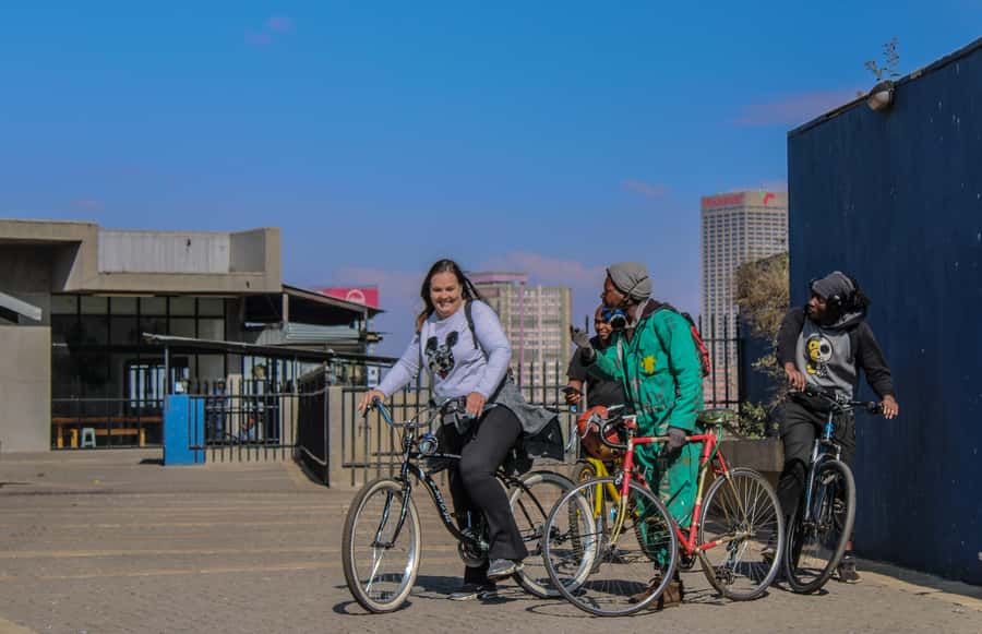 Johannesburg: Inner City Guided Cycling Tour - Ellis Park Stadium and Bertrams