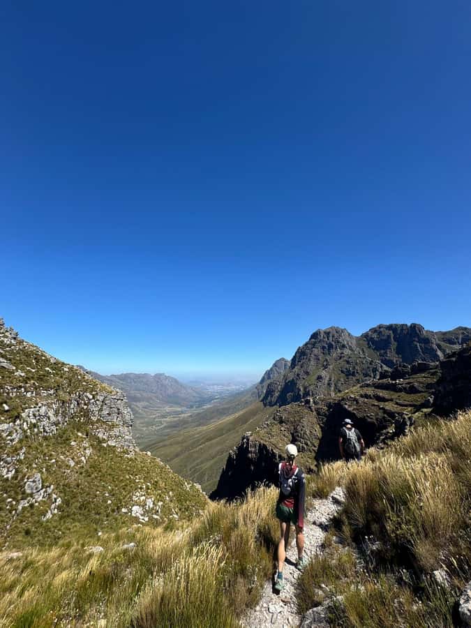 Jonkershoek Nature Reserve: Guided Panorama Trail Hike - The first climb: rocky ground and a hard-earned view