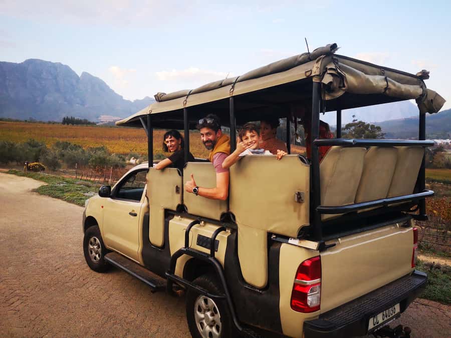 Jonkershoek: Waterfall Hike and 4x4 Safari Ride - From Lanzerac Deli to the reserve trails