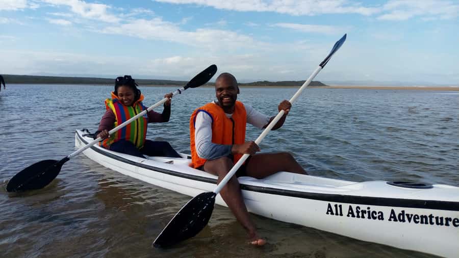 Kayaking Jeffreys Bay - Starting at Kabeljouws Lagoon near Jeffreys Bay