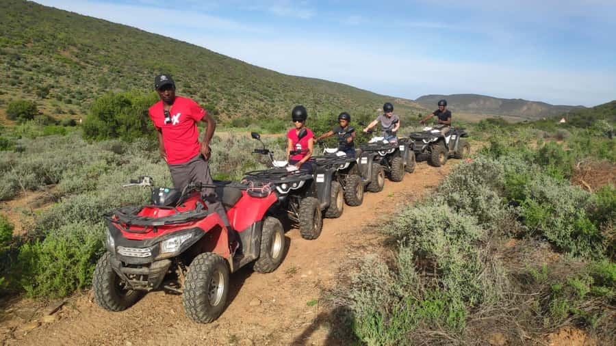 KLEIN KAROO at Oudtshoorn QUAD BIKE FUN RIDE - The safety briefing matters more than the speed