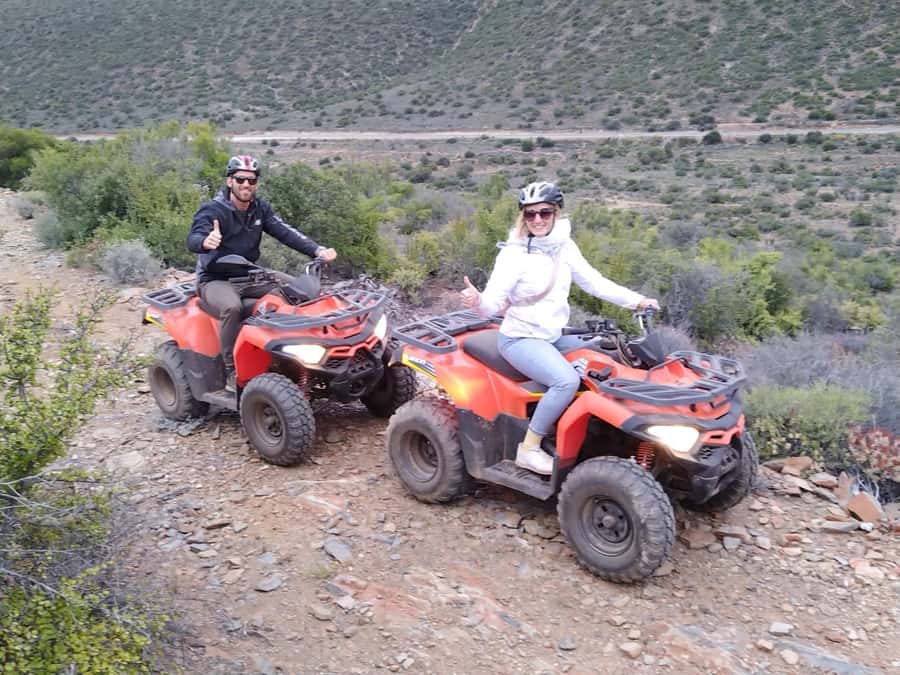 KLEIN KAROO at Oudtshoorn QUAD BIKE FUN RIDE - What the 45-minute route is really like