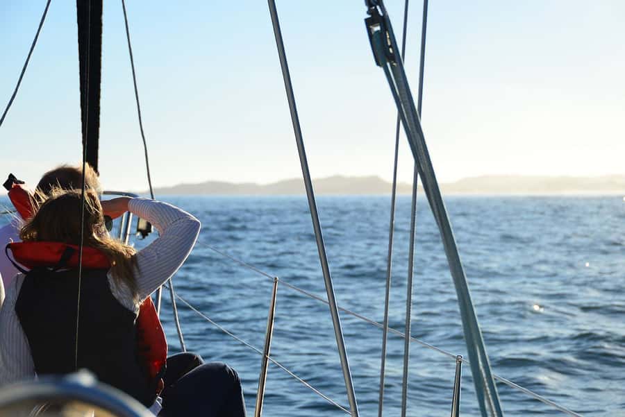 Knysna: 2.5-Hour Day Sail & Lunch Charter - When the yacht reaches the Indian Ocean