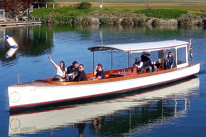 Knysna Boat Cruise aboard Coquette - Leaving Thesen Island for the Knysna Lagoon
