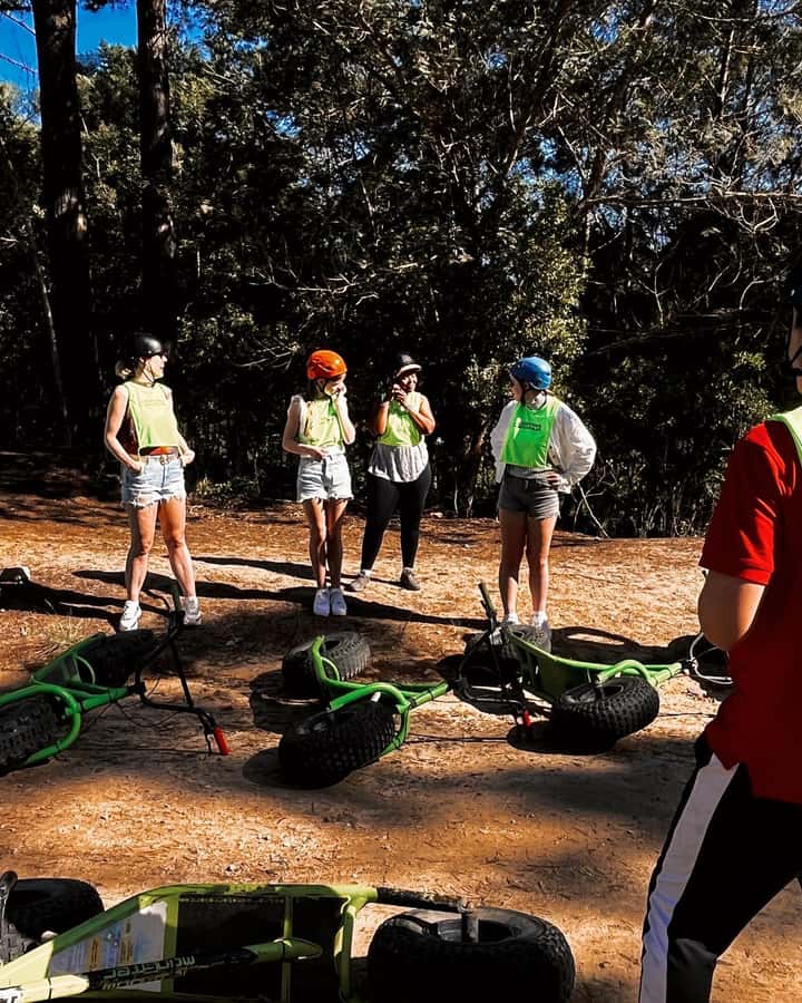 Knysna: Downhill Forest Scootour Adventure - The 15-minute minibus ride