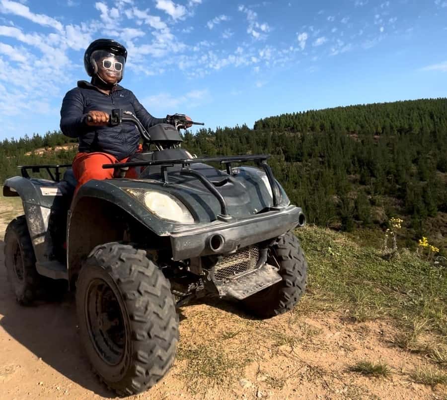 Knysna: Guided Quad Bike Tour in the Forest - Getting comfortable before the ride