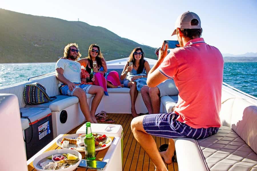 Knysna: Sunset Lagoon Cruise - Setting out from the Tapas Restaurant jetty