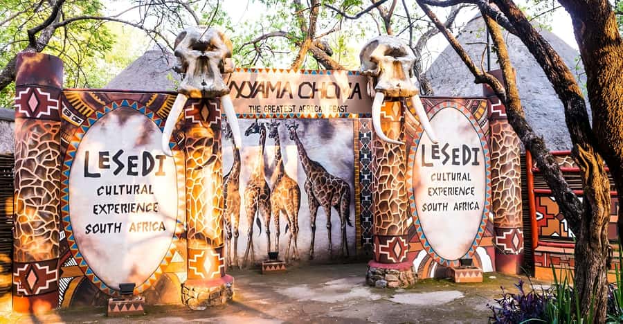 Lesedi Cultural Village with lunch or dinner cultural food - Why the dancing is the main event