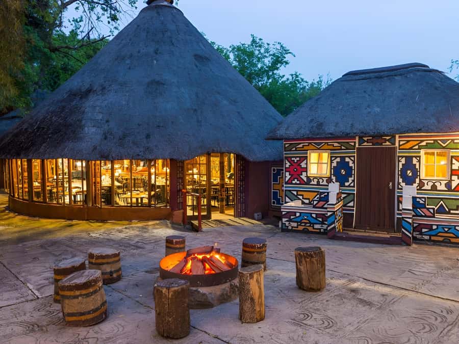 Lesedi Cultural Village with lunch or dinner cultural food - How the tour works for different visitors