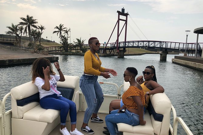 Luxury Canal Boat Cruise - Fun Things Durban Ushaka - Fish spotting and waterfront views