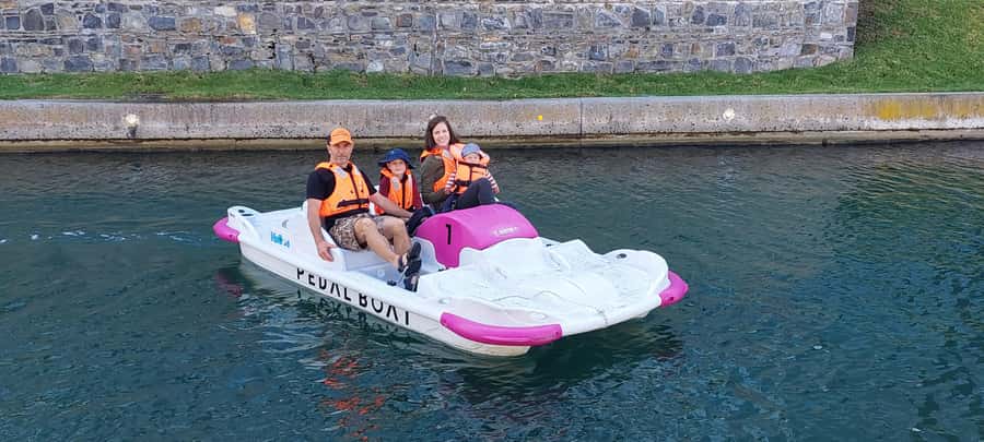 Pedal Boat Ride V&A Waterfront - Cape Town - A quiet change of pace at the V&A Waterfront