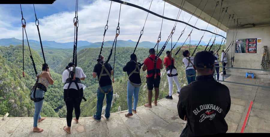 PLETTENBERG BAY: Bloukrans Bridge Skywalk Tour and HangOut - Walking the suspended SkyWalk