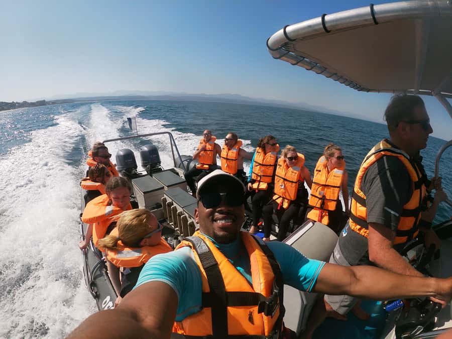Plettenberg Bay: Seal Colony Viewing Excursion - Riding the Robberg Express through the surf