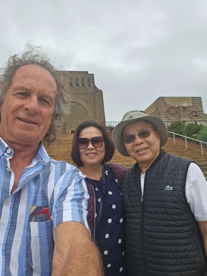Pretoria Tour-Voortrekker Monument, Town, Union Buildings - Paul Kruger House and a more intimate view