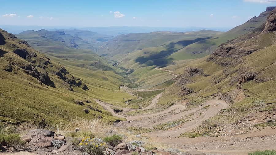 Private Sani Pass Classic Tour: High value for money - Border control and the first step into Lesotho