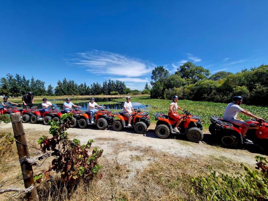 QUAD BIKE FUN RIDE IN PAARL, BATTLE BUNKER WITH WILDX - Riding through Paarl’s vineyard country