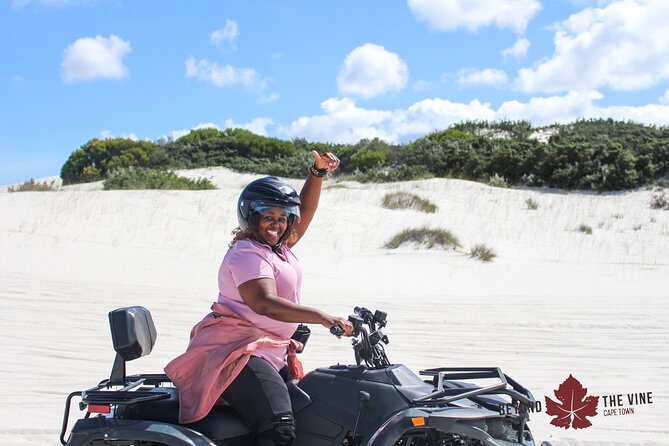 Quad bike in the Atlantis sand dunes Cape Town - Riding the Atlantis Dunes north of Cape Town