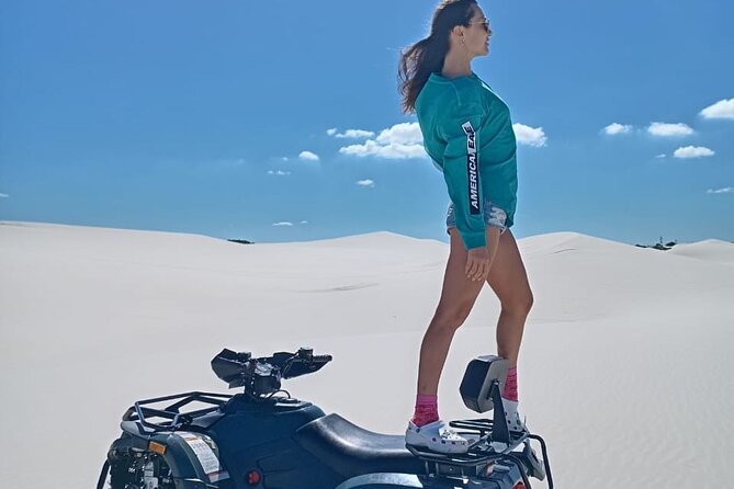 Quad bike in the Atlantis sand dunes Cape Town - Why the automatic ATVs suit beginners