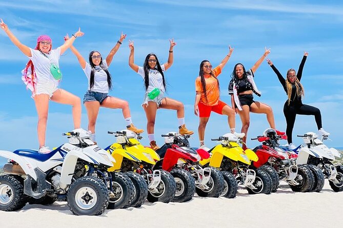 Quad biking Atlantis Dunes Cape Town & Photo Shoot - The safety briefing and first turn
