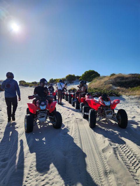 Quad biking Cape Town Atlantis Dunes - Climbing and descending the 30-metre dunes