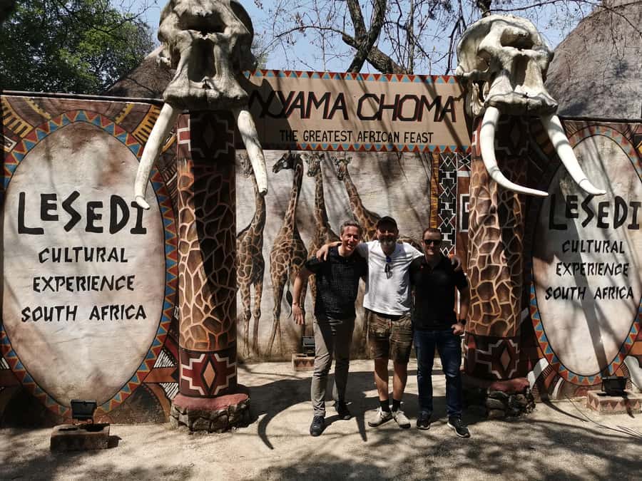 Safari at Lion and Rhino Park / Lesedi Culture Village - Two very different South African experiences in one day