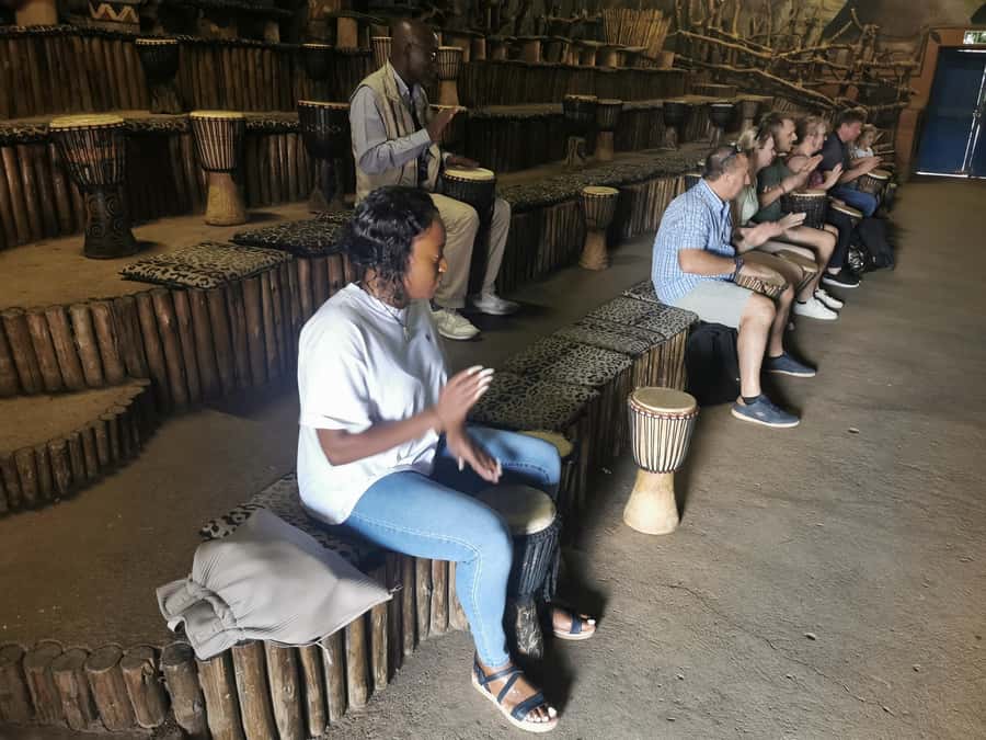 Safari at Lion and Rhino Park / Lesedi Culture Village - Lesedi Culture Village and its four communities