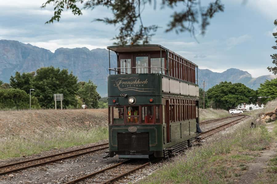 SCHEDULED FRANSCHHOEK WINE TRAM EXPERIENCE (by group size) - The tram turns wine country into an easy route