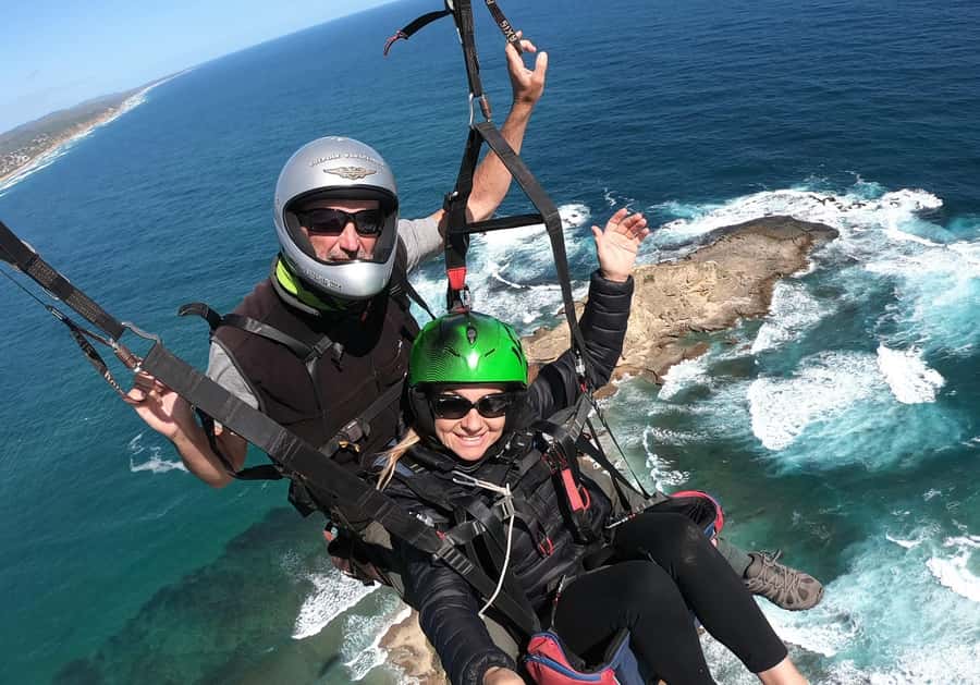 Sedgefield: Standard Tandem Paragliding Flight - Taking off above the Garden Route