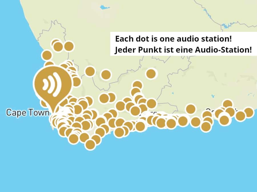 South Africa: Audioguide App for Garden Route & Western Cape - The Garden Route: information between the big stops