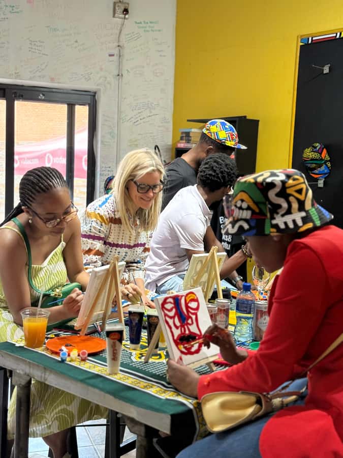 Soweto: Sip & Paint Walking Tour & Take Home a Canvas - Starting beside the Hector Pietersen Museum