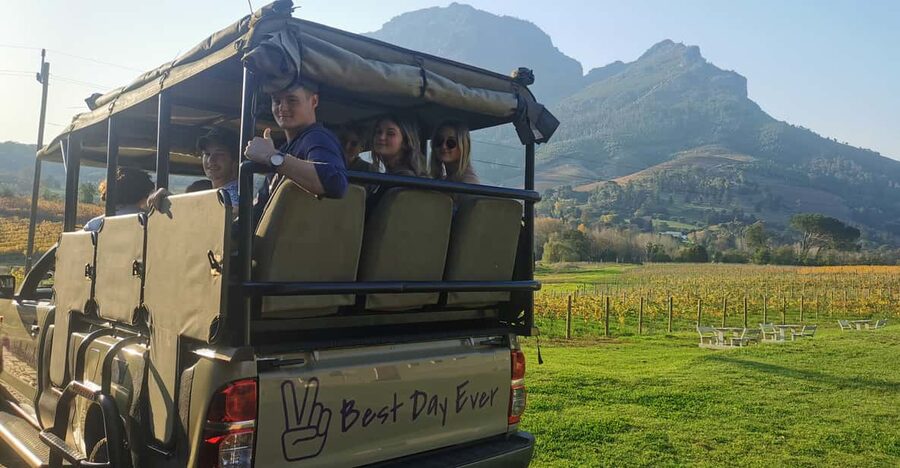 Stellenbosch North Guided Wine Safari (Tastings Excluded) - Meeting at Visit Stellenbosch