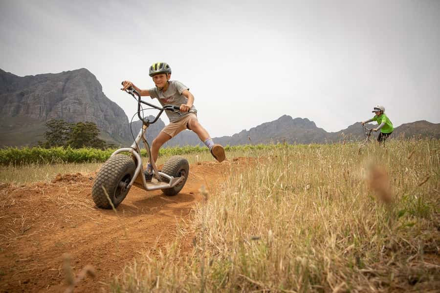 Stellenbosch Winelands downhill gravity Scooter - Key points to know before you book