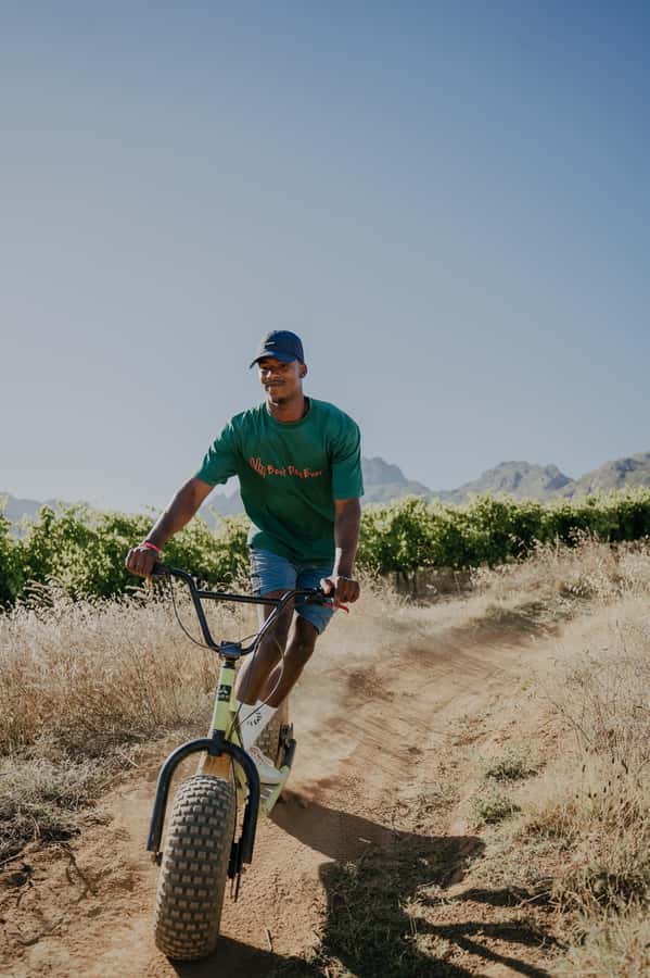 Stellenbosch Winelands downhill gravity Scooter - Family rules and physical requirements