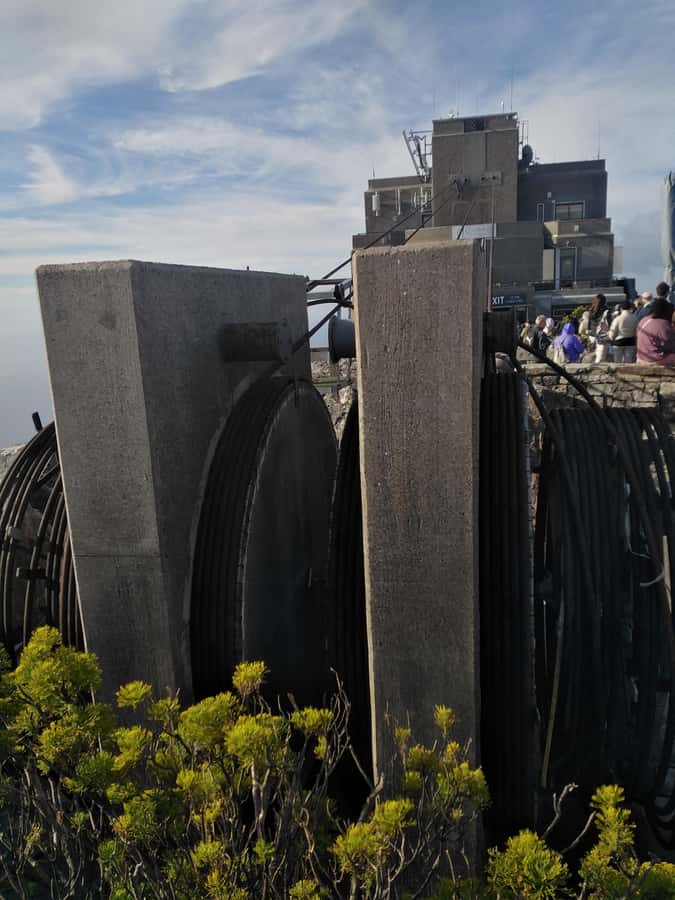 TABLE MOUNTAIN CABLE CAR EXPERIENCE WITH RESERVED TICKETS - The lower cable station and the queue