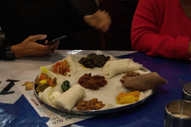 Taste of Africa - Beef stew, pap, and the comfort-food center